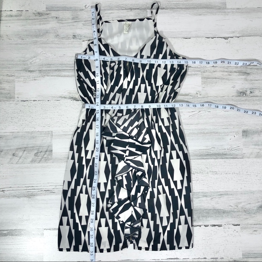 Francesca's Full-Zip Ruffle Dress - Aztec Print - Picture 8 of 8